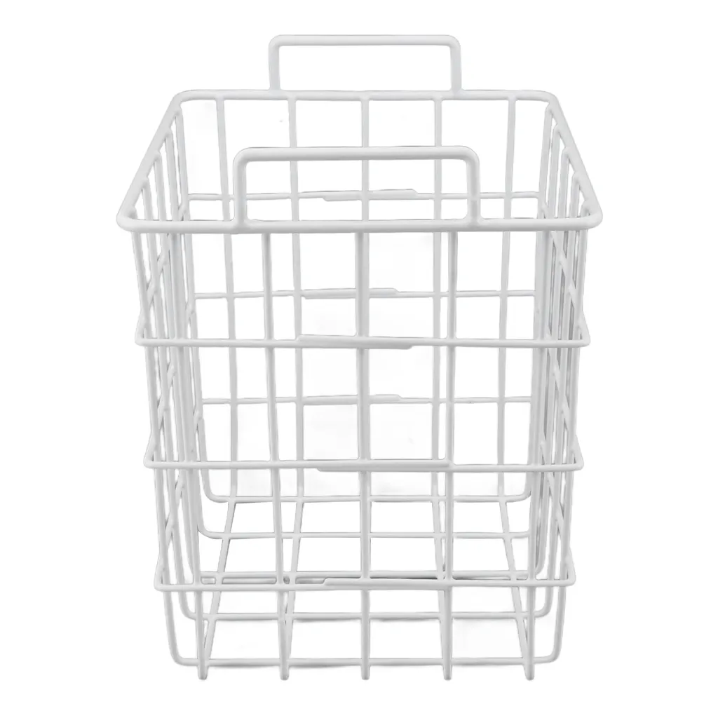 Cestini del filo del congelatore, congelare organizzare il cestino, cestino di stoccaggio del filo, cestino dell'organizzatore del congelatore del petto, cestino del filo della dispensa, cestino del filo della lavanderia - 2
