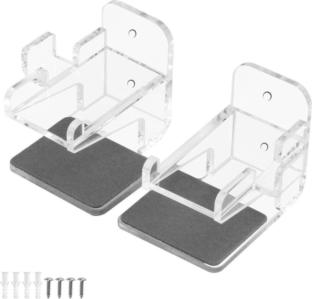 Für Nintendo Switch 1 / 2 Acryl Wandhalterung Symmetrisch Transparent