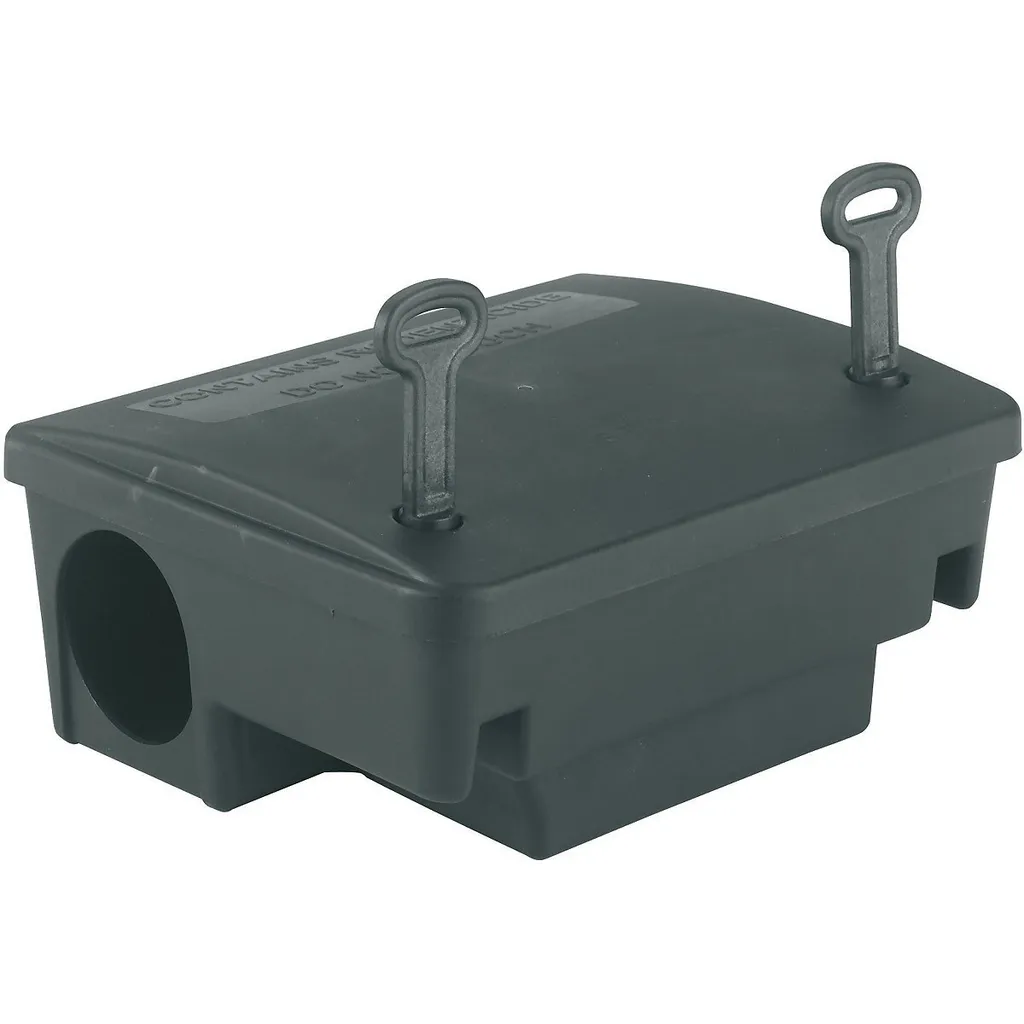 Station Raticide BlocBox Beta 22,5cm Robuste avec Système de Sécurité