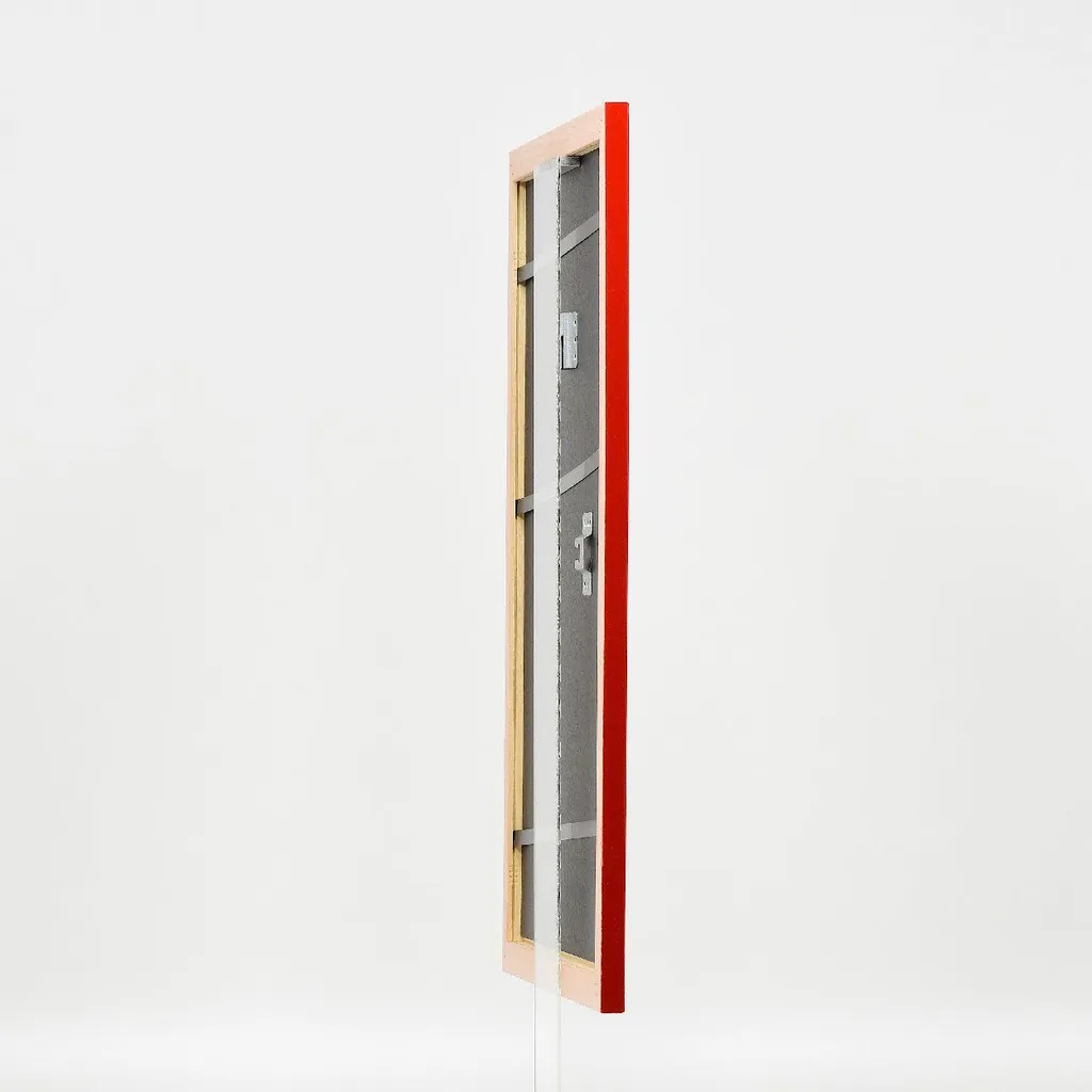 Cornice Legno 25x60 Rosso Lucido Profilo 43 | Design Moderno Casa - 9