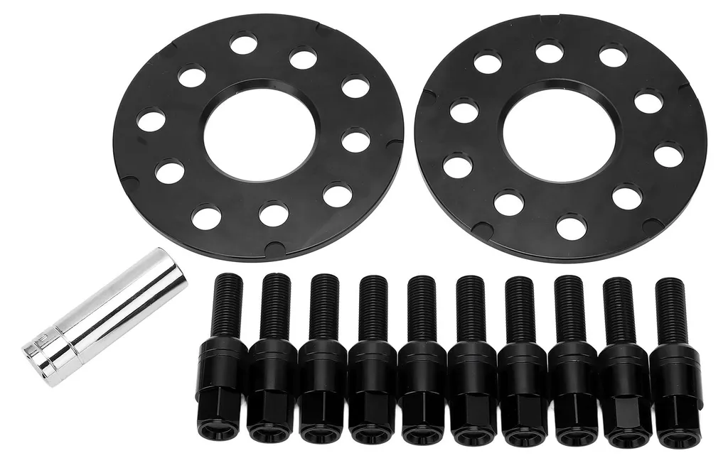 Supprimer les Vibrations de Roue Audi : Entretoises de Centrage 5mm Noires