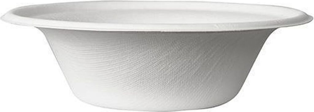 Produktbild von PAPSTAR 500 Einweg-Schalen Aus Zuckerrohr – 380 Ml, 15,1 Cm, Weiß, Umweltfreundlich