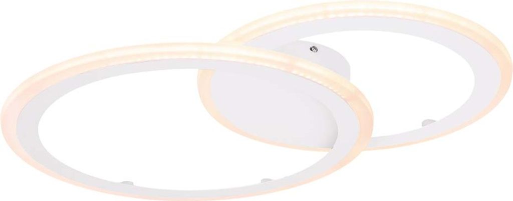 LED Deckenleuchte, weiß, Fernbedienung, CCT, 47 cm, FENNA