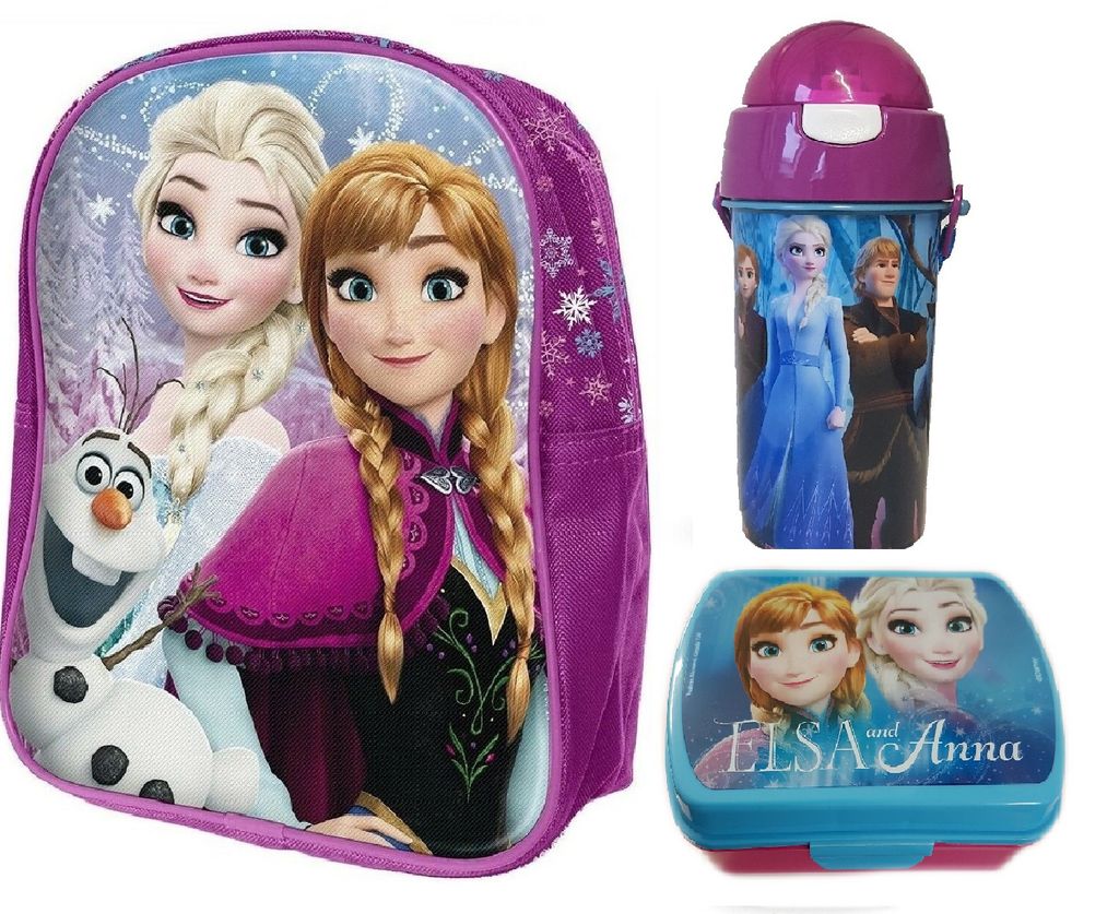 Disney Frozen Die Eiskönigin Anna und Elsa 3D Kinder Rucksack NEU backpack bag 