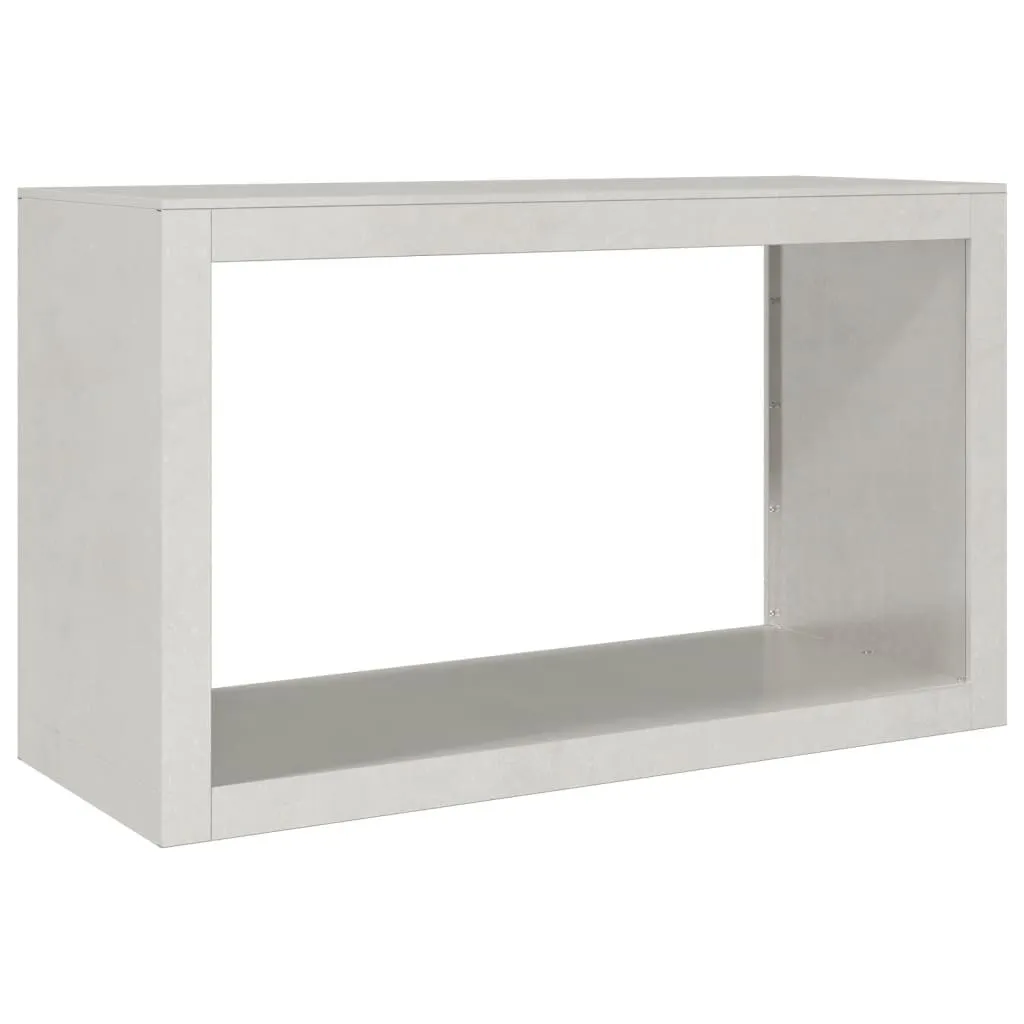 Rastrelliera Portalegna da Esterno Inox vidaXL 100x40x60 cm Robusta