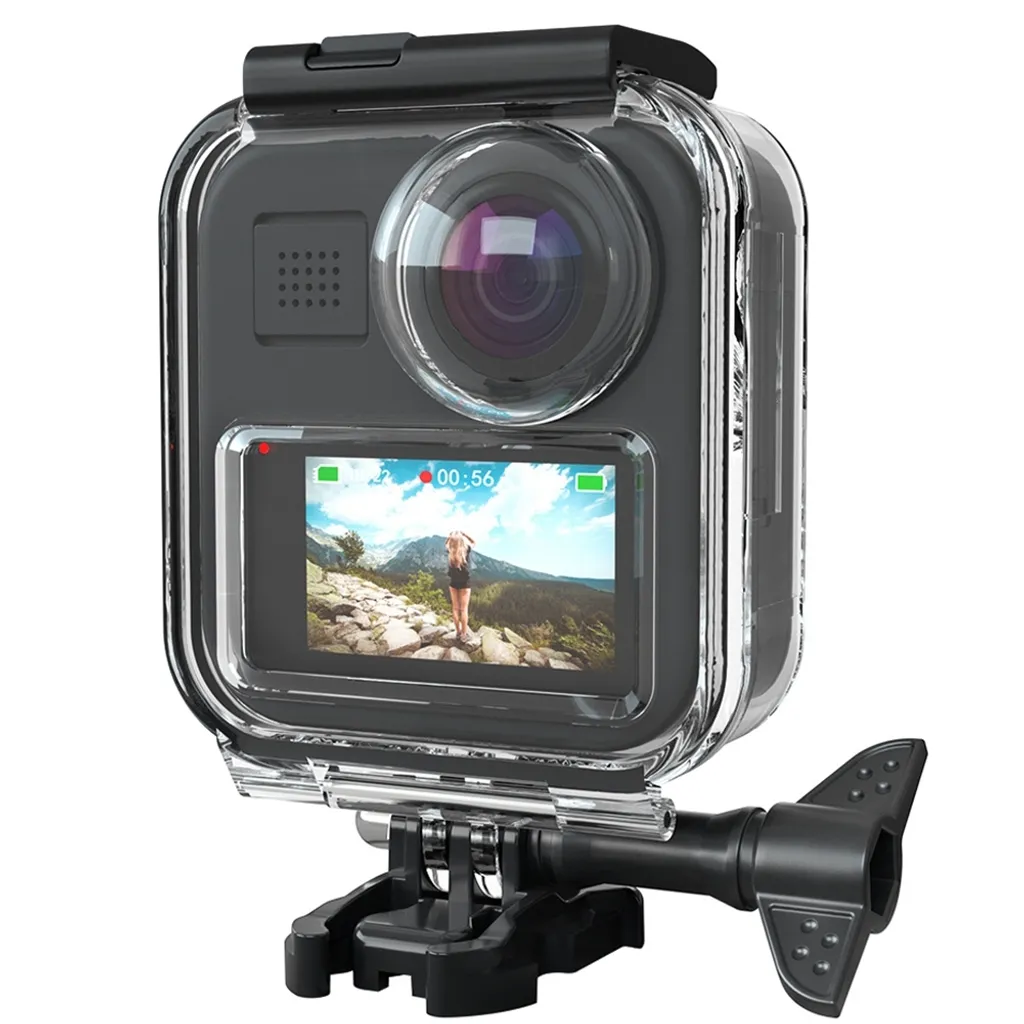 Custodia impermeabile della macchina fotografica di azione, copertura protettiva della macchina fotografica di azione, macchina fotografica di azione che tocca la custodia impermeabile, custodia impermeabile della macchina fotografica di sport, accessorio d'immersione della macchina fotografica di azione - 6
