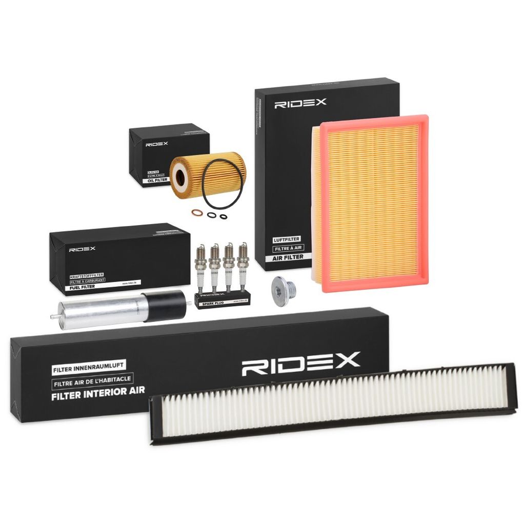 RIDEX Inspektionspaket Filterset für BMW 3 Limousine (E46) 3 Touring (E46) 3 Coupe (E46)