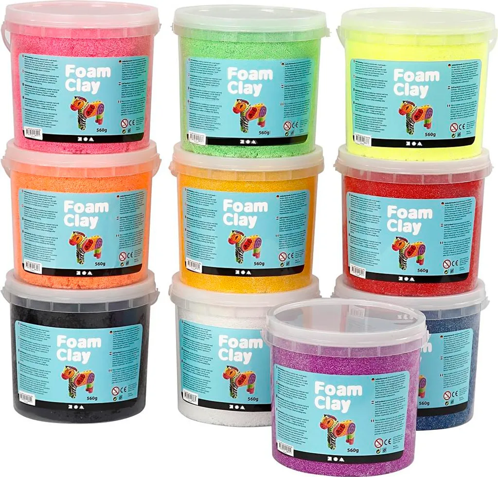 Pâte à modeler grand format 10 x 560g pour ne plus jamais manquer de stock