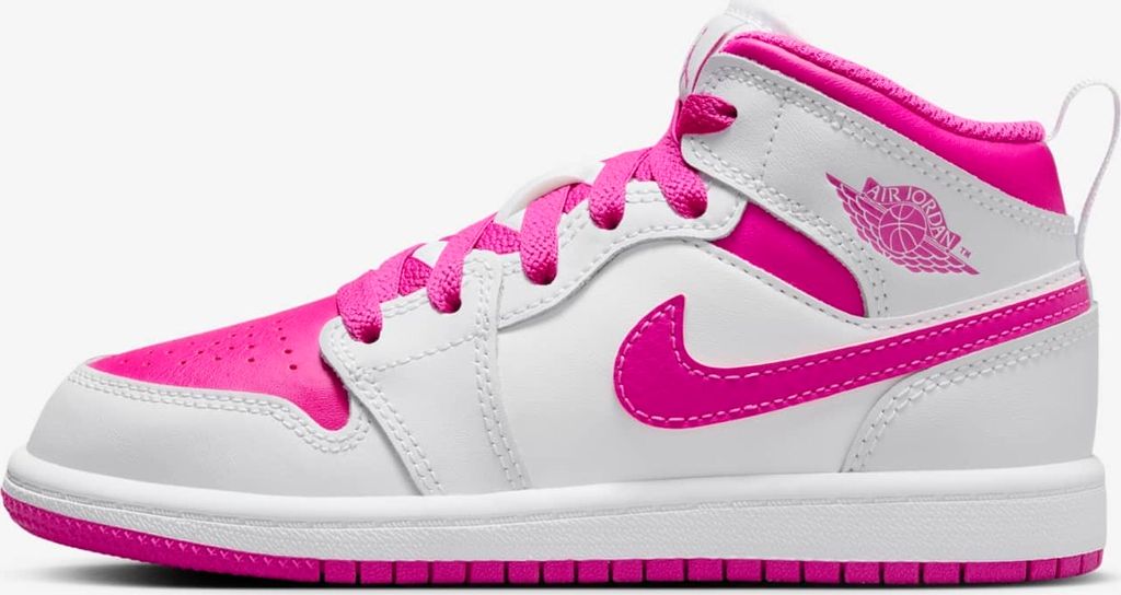 Nike Jordan 1 Mid "Fire Pink" für Kinder, Größe: 35