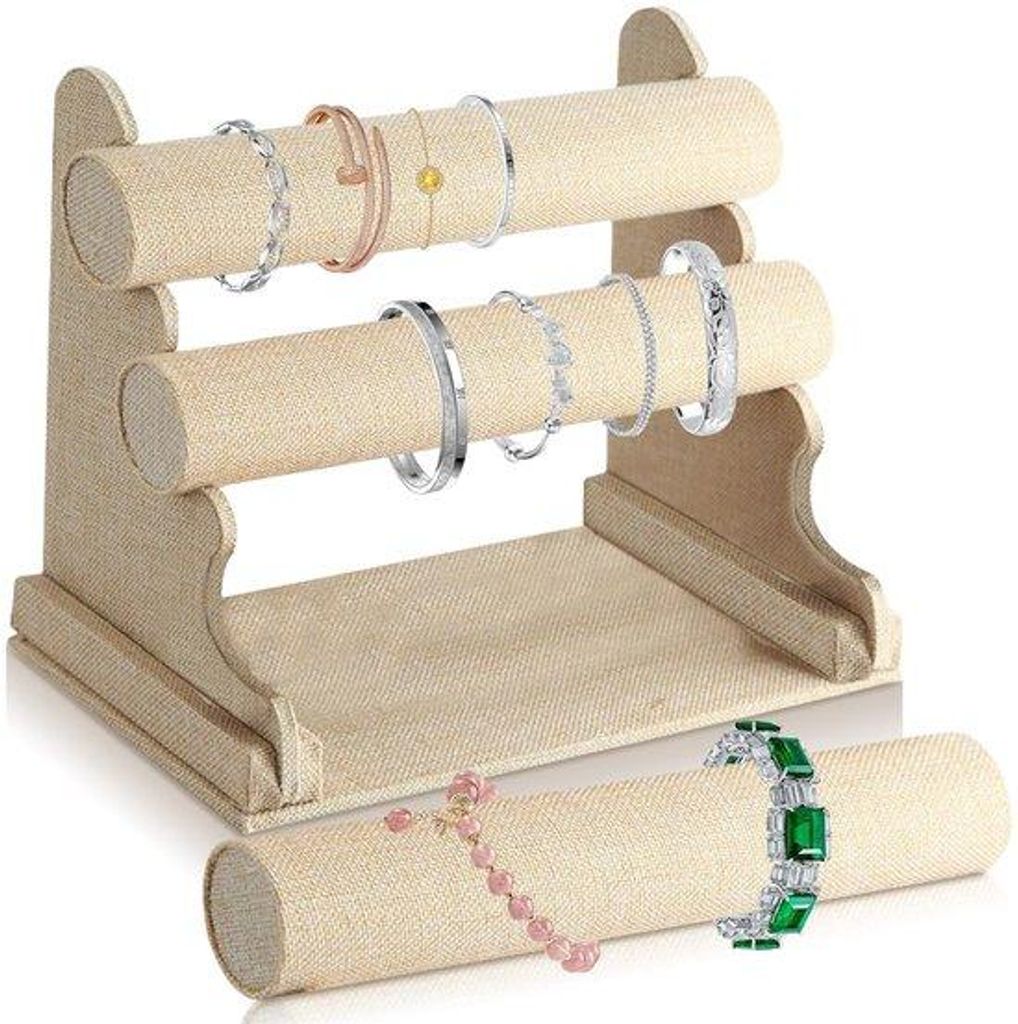 Armband-Ornament mit 3 Schichten, Feldgrau-Farbe, weichem Gewebe, perfekt für Uhren und Accessoires
