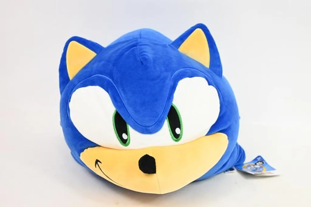 Peluche Sonic T12815 Mocchi-Mocchi Mega Texture Souple et Design Jumbo