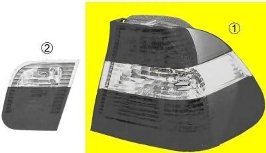 VAN WEZEL 0321924 - OE 8K9945094 Fanale posteriore destro, parte interna per A4 (8K