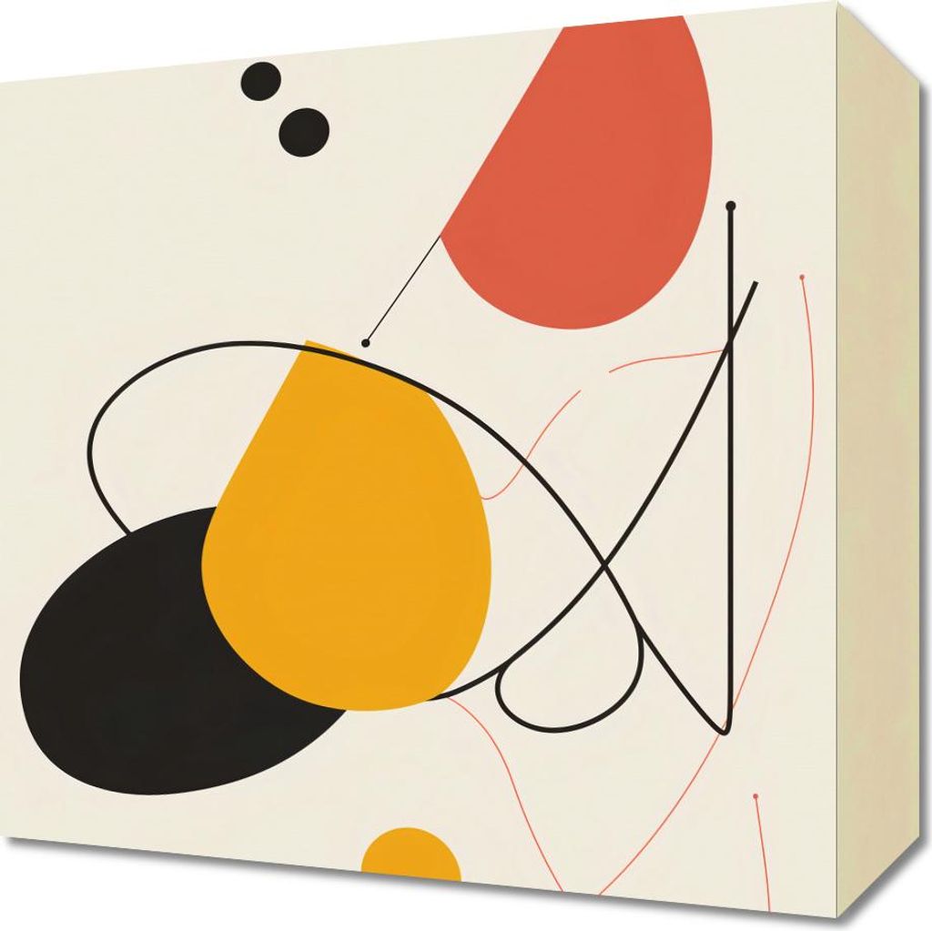 Bild 30x30cm Rhapsodie der Formen
