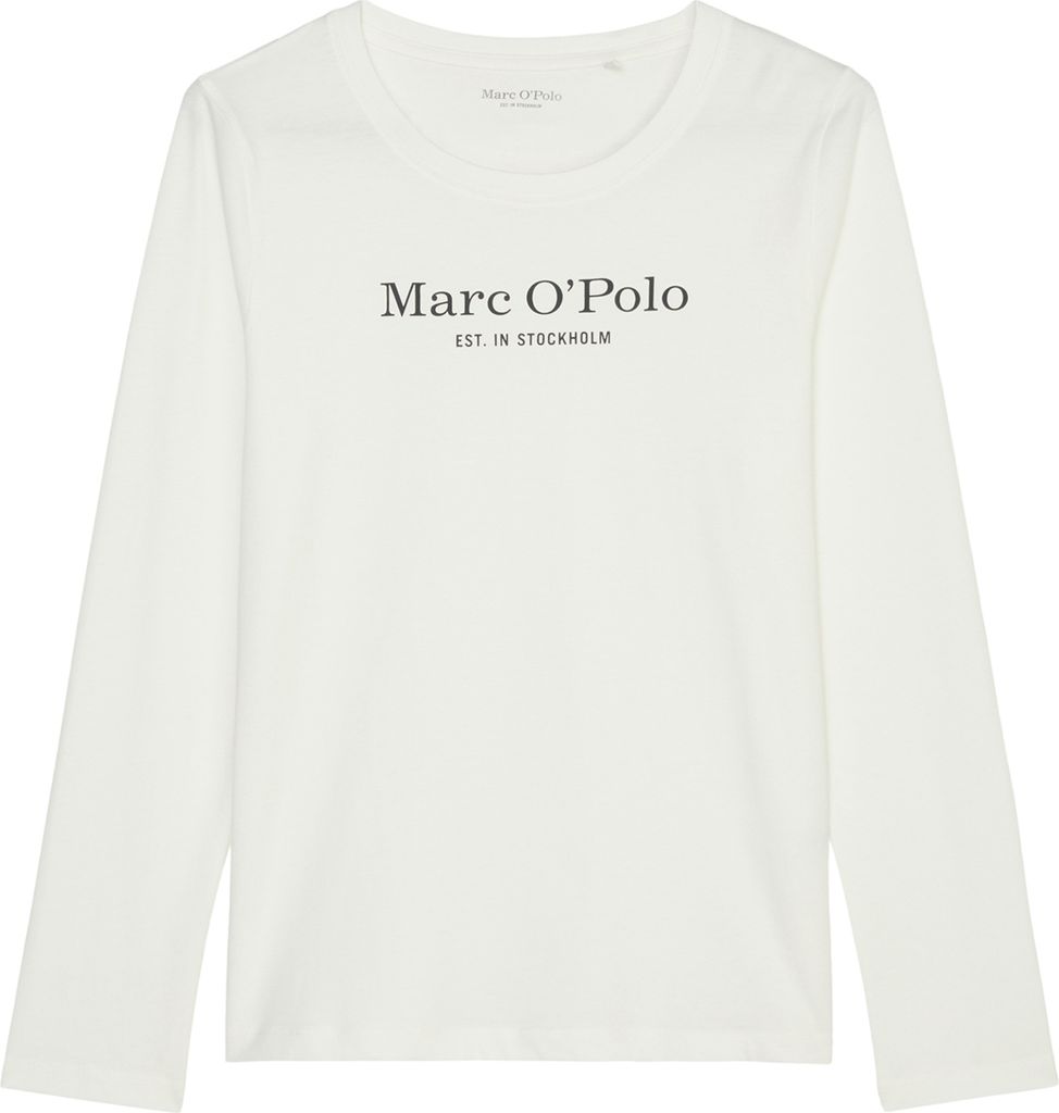 Marc O'Polo unterhemd shirt langarm Mix & Match Baumwolle Weiss XL (Damen)