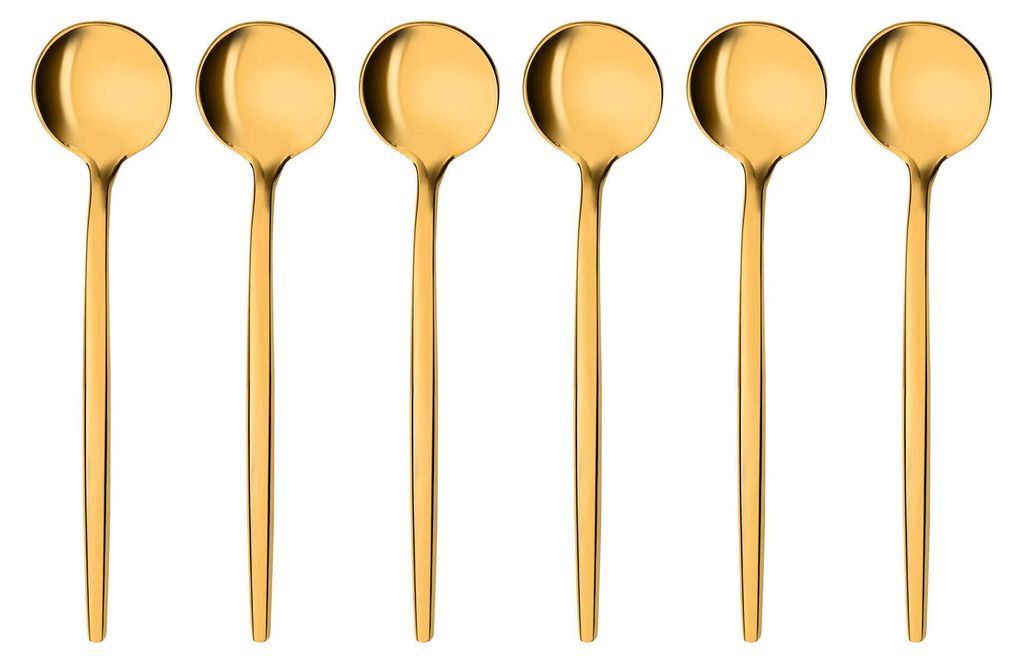 Espressolöffel Provence, 6-teilig, gold, Edelstah, 11 cml Produktbild 