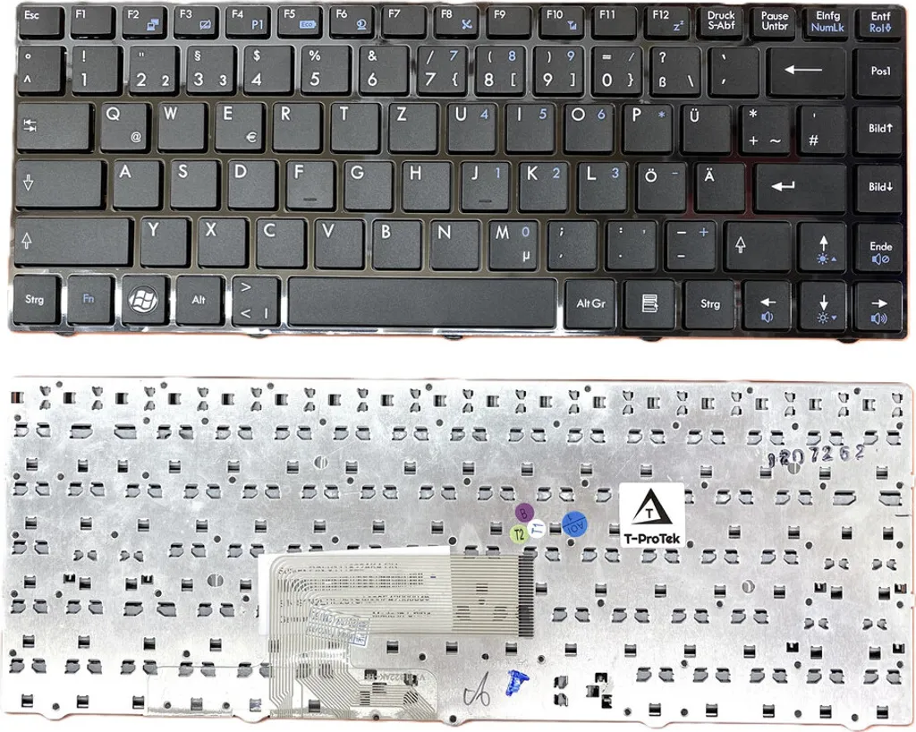 Clavier MSI CR420 MS-1454 Noir AZERTY avec Frappe Silencieuse et Fluide