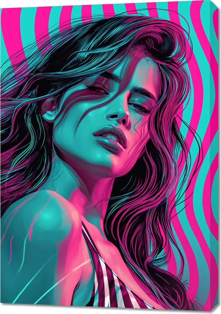 Poster Neonblick 70x100 cm : Impression Haute Définition et Papier Mat
