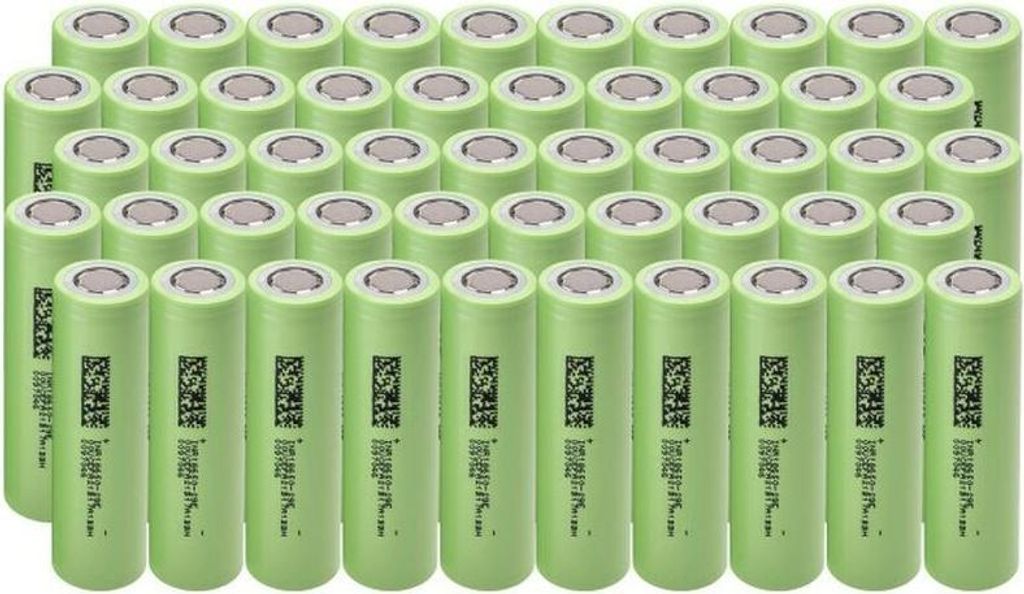 Green Cell 50GC18650NMC29, Wiederaufladbarer Akku, Lithium-Ion (Li-Ion), 3,7 V, 50 Stück(e), 2900 mAh, Overheat, Überlastschutz