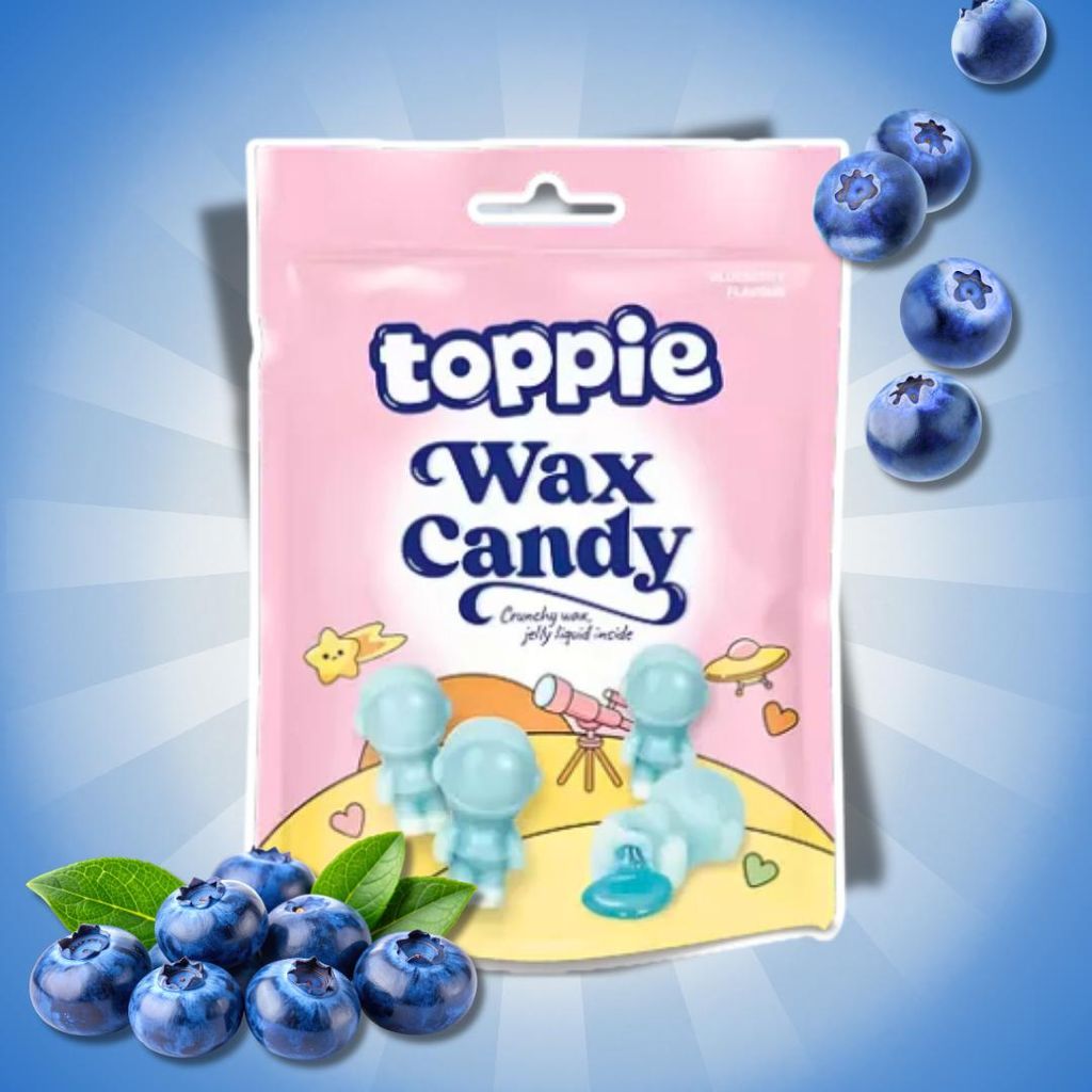 1x Toppie Wax Candy 40 g – Flüssige Süßigkeit in Wachshülle Produktbild 