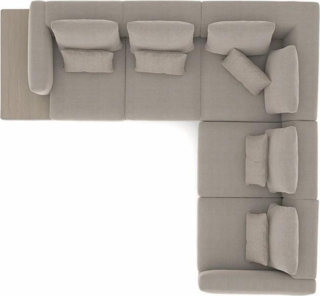 Wohnzimmer Designer Textil Polstermöbel Ecksofa Einrichtung Sofa L-Form