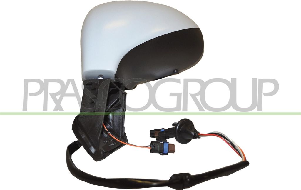 PRASCO PG4247314P Außenspiegel Seitenspiegel Links passend für PEUGEOT 308 SW I (4E, 4H) Konvex Grundiert Elektrisch