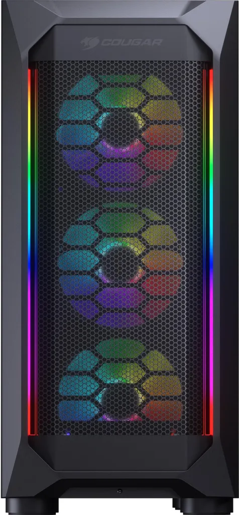 Boîtier PC Flux d'Air Optimisé COUGAR MX410 Mesh-G pour Gaming et Travail
