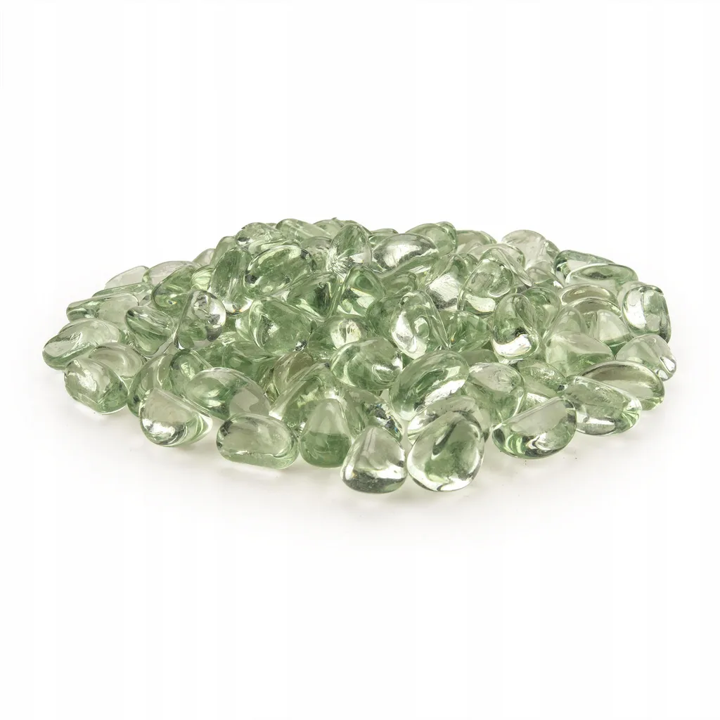 Aménagement aquarium et déco de vase : galets verre transparents 5 kg
