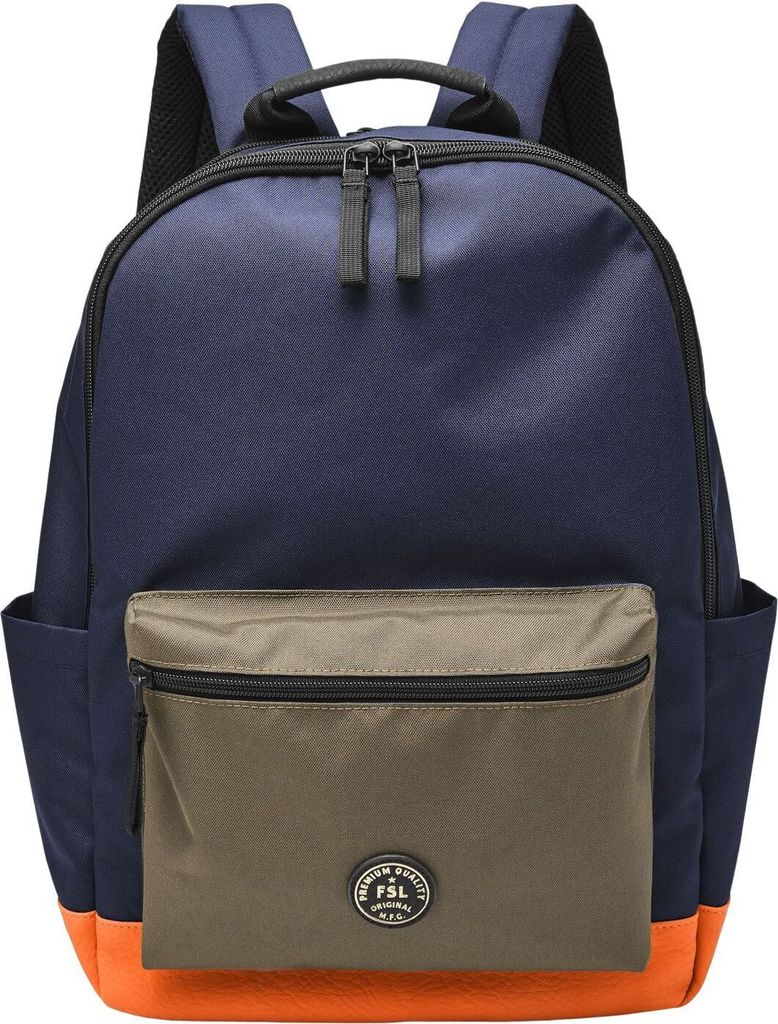 FOSSIL Freizeitrucksack Rucksack Sport Backpack Midnight Navy blau grün