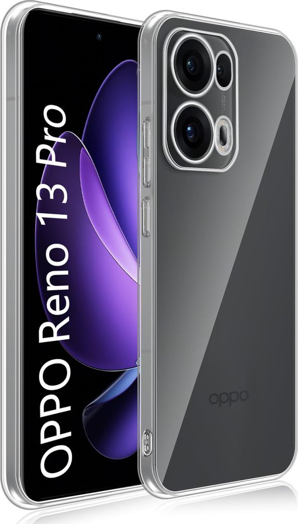 Für Oppo Reno 13 Pro 5G Silikon TPU Schutz Hülle Cover Flexibel ultra dünn Transparent