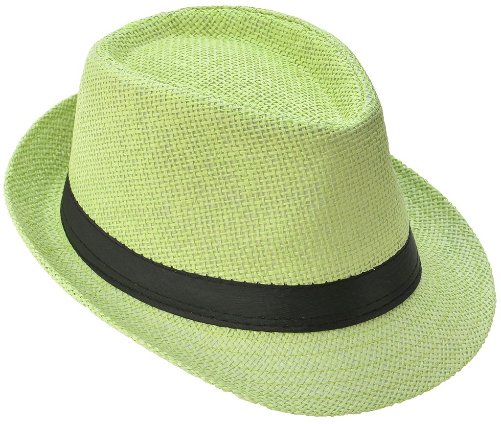 Panama Hut Fedora Strohhut Gruen 60