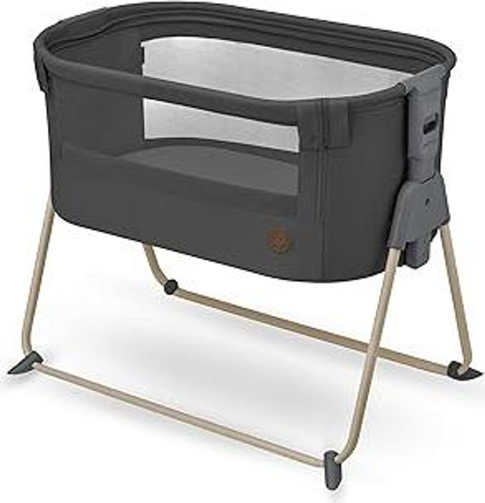 Maxi-Cosi Tori 2-in-1-Beistellbett, Krippe, 0 bis ca. 6 Monate, 0–9 kg, kompakt zusammenklappbar, leicht, 5 Höhenstufen, tragbares Beistellbett ...