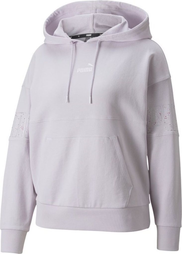 PUMA Power Colorblock Hoodie Damen lavender fog XL