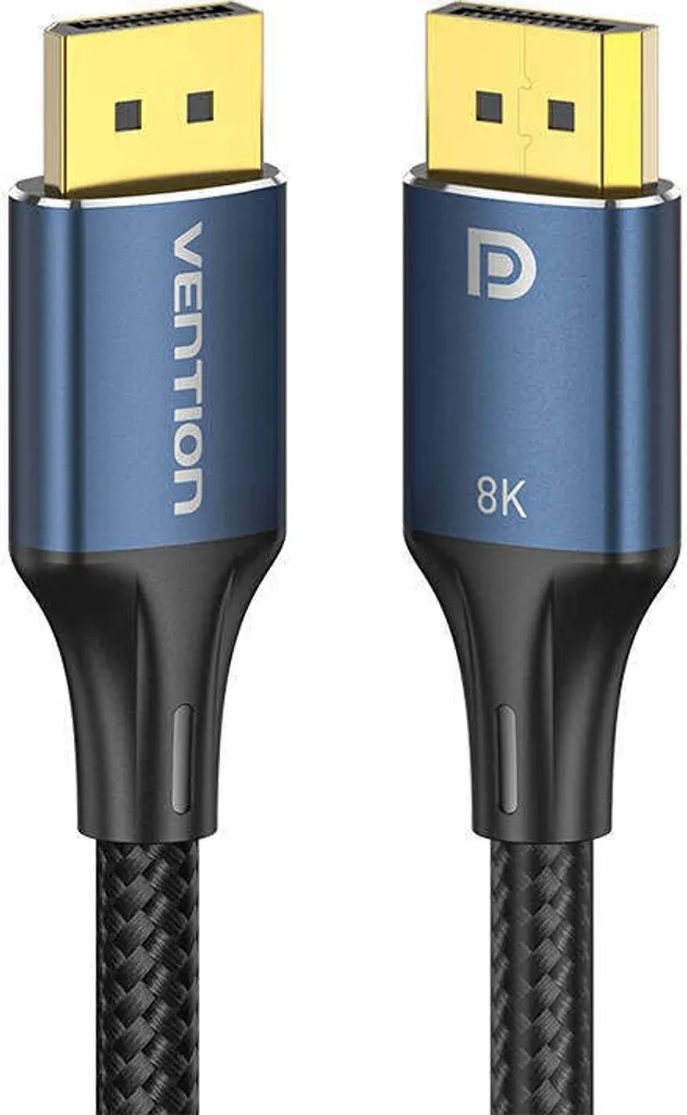 Câble DisplayPort 1.4 Vention HCELI 3m, Cordon Vidéo 8K Bleu pour PC - 8