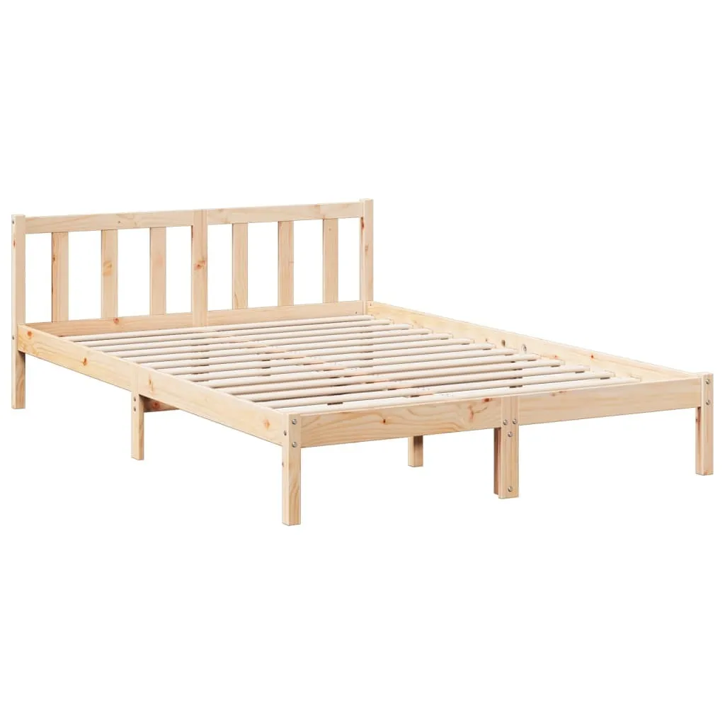 Offerta SYFAX Letto Extra Lungo 140x210 - Legno Massello Prezzo Shock - 3
