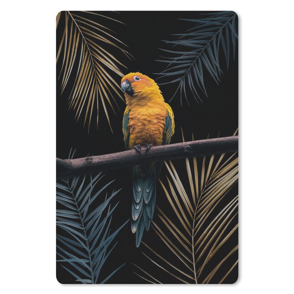 MuchoWow Mauspad Mousepad Farben - Vogel - Papagei 18x27 cm - Mousepads - Maus Mat - Pad - Mausunterlage