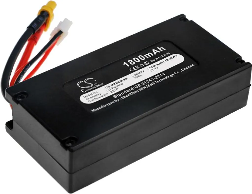 Batterie Li-Po de Rechange pour Drones MJX B6 Race et B8 Race 7.4V