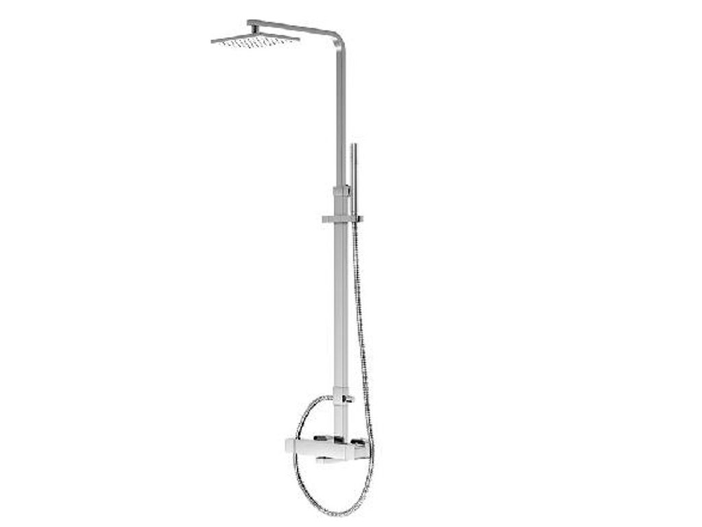 Steinberg Serie Duschsystem, Komplettset, Thermostatarmatur, Easy-Clean, 2302721