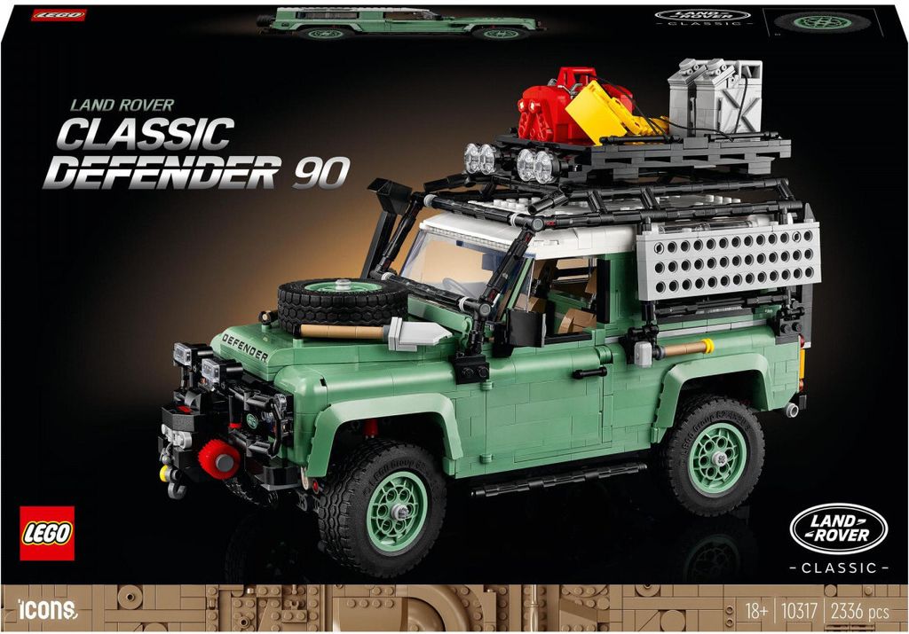 LEGO® Icons Classic Land Rover Defender 90 10317 Immagine del prodotto 