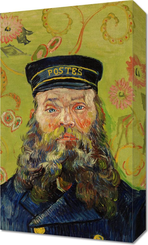 Bild 30x50cm Porträt des Briefträgers, Van Gogh Vintage für das Wohnzimmer