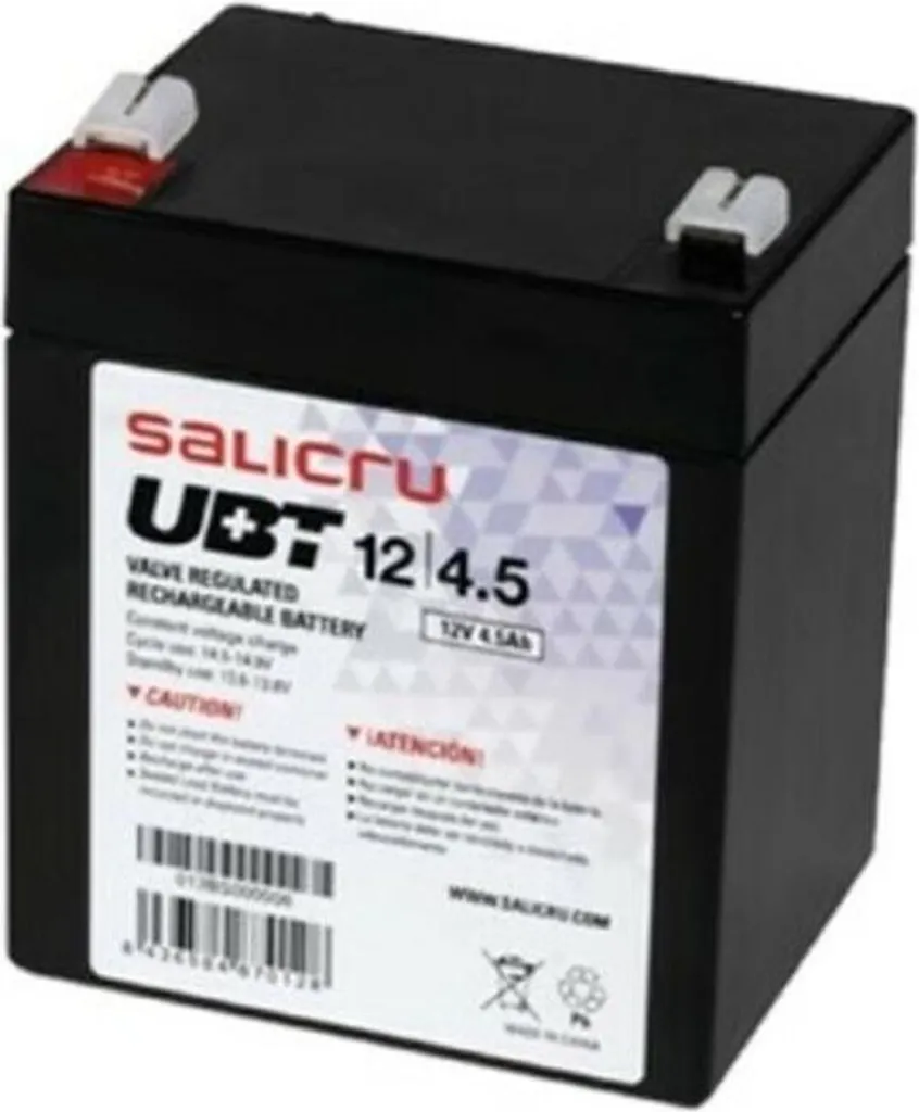 Batterie Plomb étanche Salicru UBT 12/4,5 - 12V 4.5Ah Haute Qualité