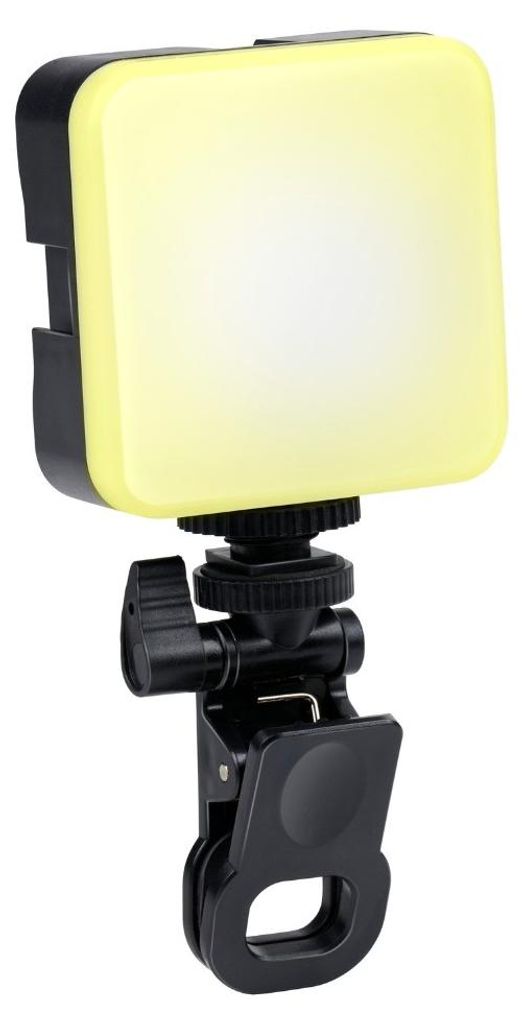 Grundig Clip‑on Selfie Lamp – 100 LED – 3 Lichtmodi – USB‑C Productafbeelding 