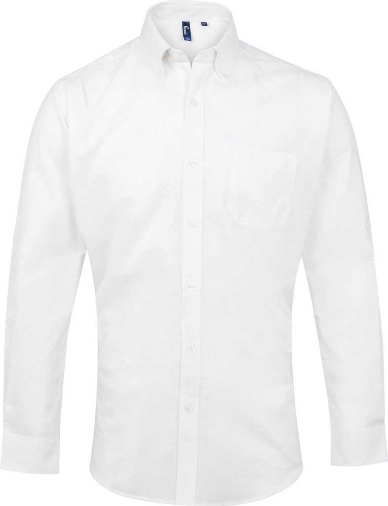 Premier - "Signature" Hemd für Herren Langärmlig PC7285 (51cm) (Weiß)