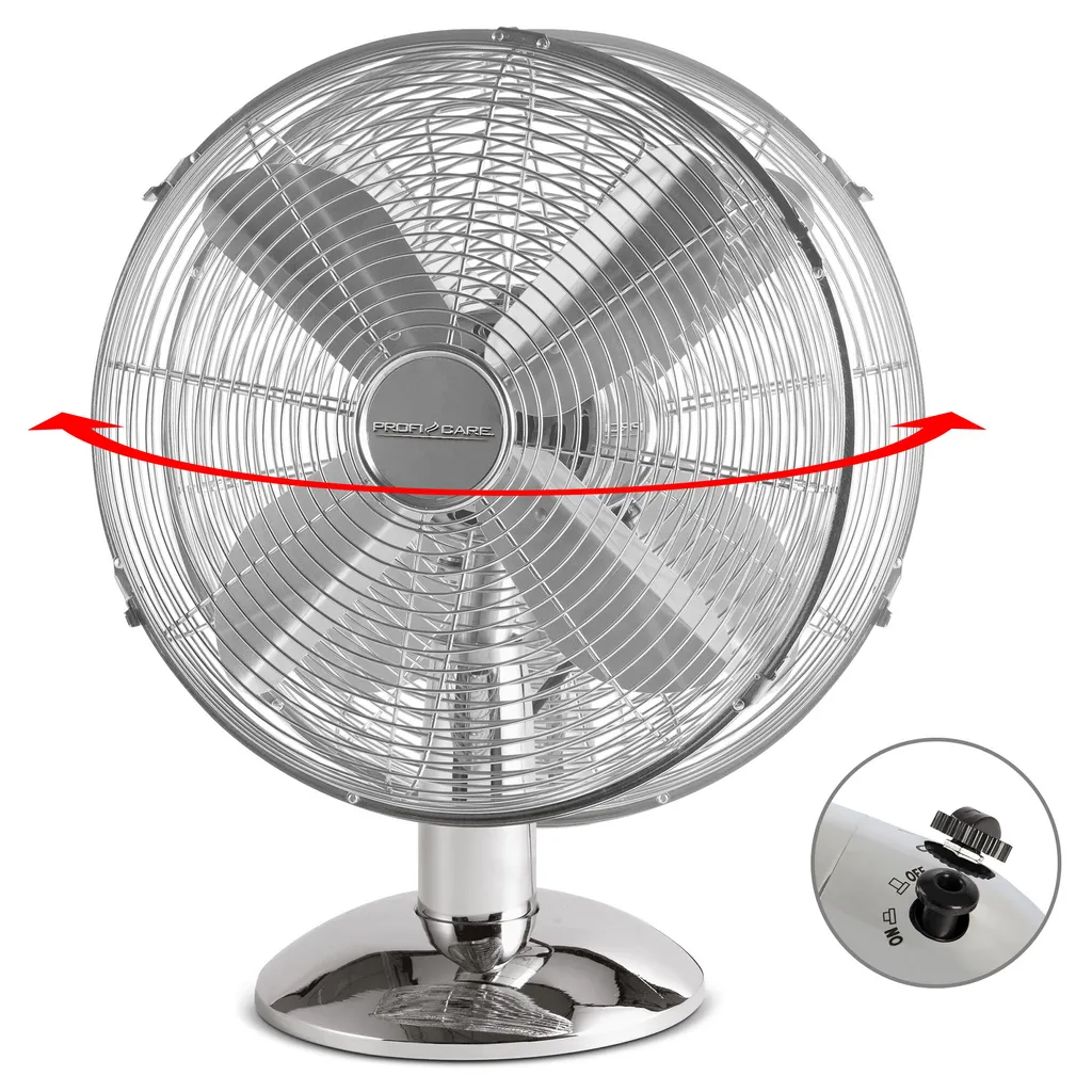Ventilateur de table PC-VL 3062 M idéal pour rafraîchir bureau et chambre - 3