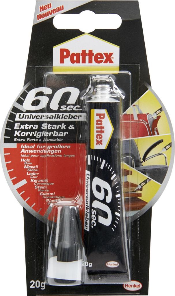 Pattex Universalkleber 60 Sekunden Tube Produktbild 