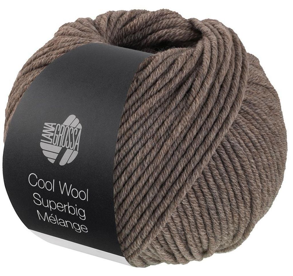 Lana Grossa - Cool Wool Superbig Melange 0213 taupe meliert Produktbild 