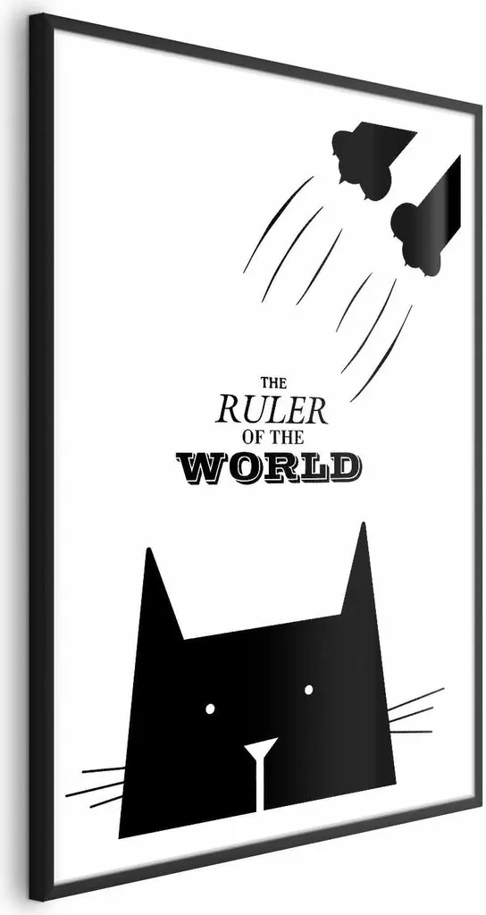 Poster King of the World 60x90 cm: Arreda con Stile e Cornice Nera