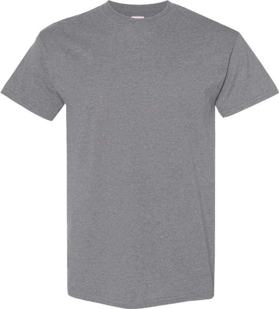 Gildan Herren T-Shirt (5 Stück/Packung) BC4807 (XL) (Anthrazit meliert)