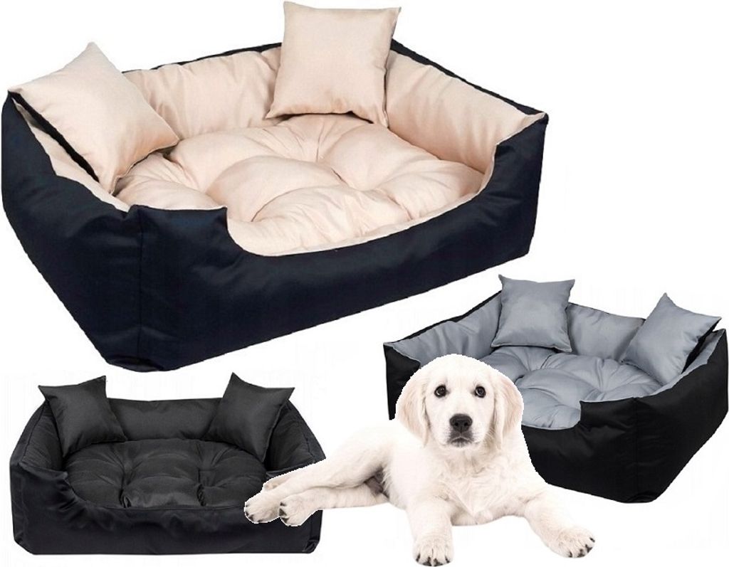 Hundebett Hundekissen Katzenbett ECCO Wasserdicht Beige Produktbild 