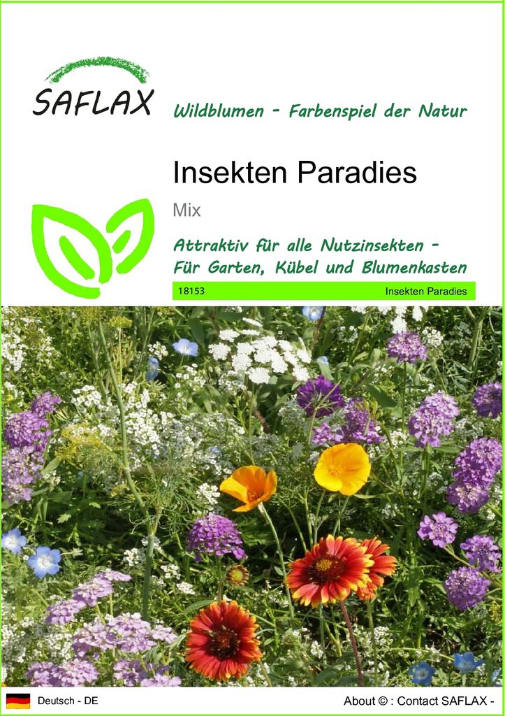 SAFLAX - Wildblumen: Insekten Paradies - 1000 Samen - 19 Produktbild 