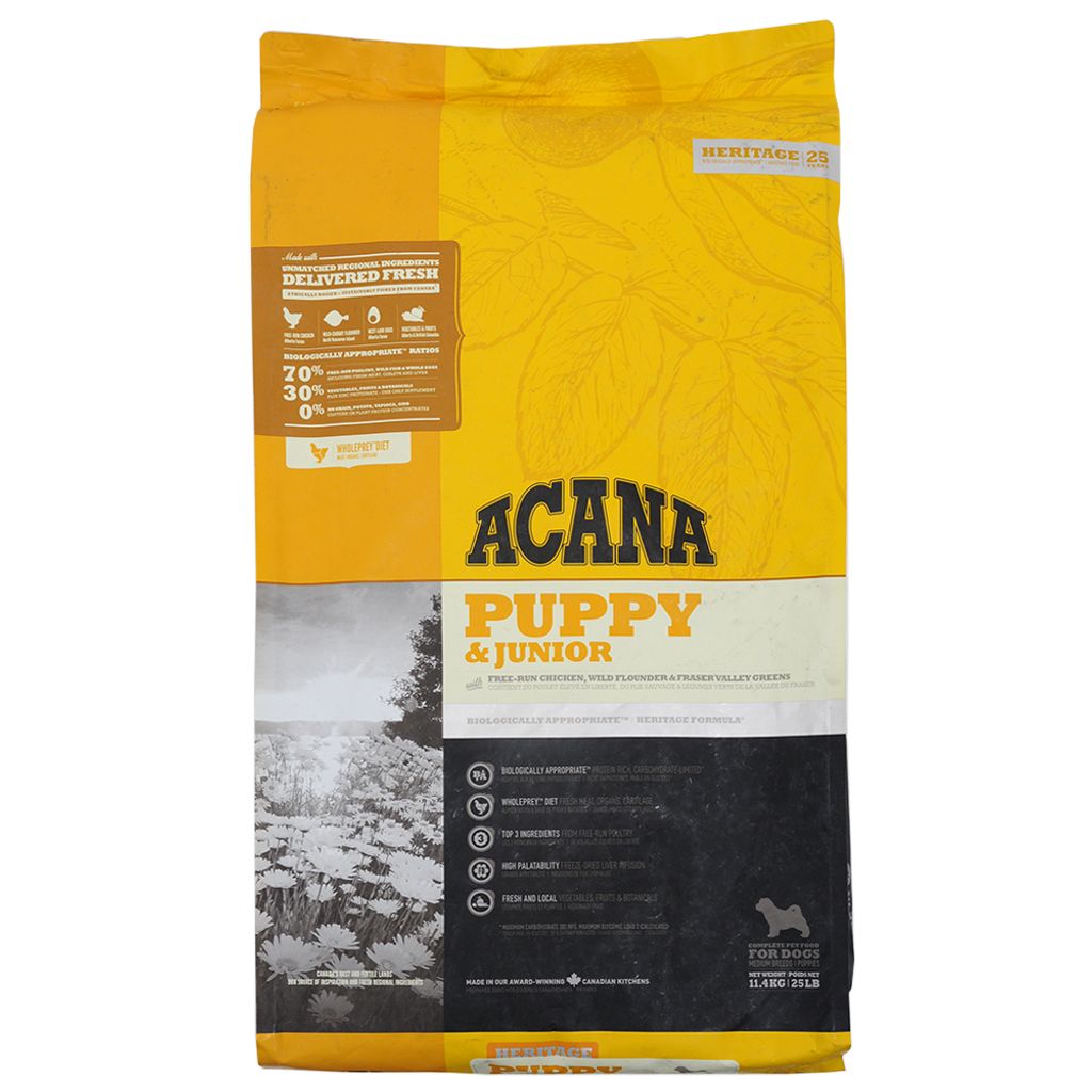 Acana Puppy Recipe Trockenfutter für Hunde 11,4kg